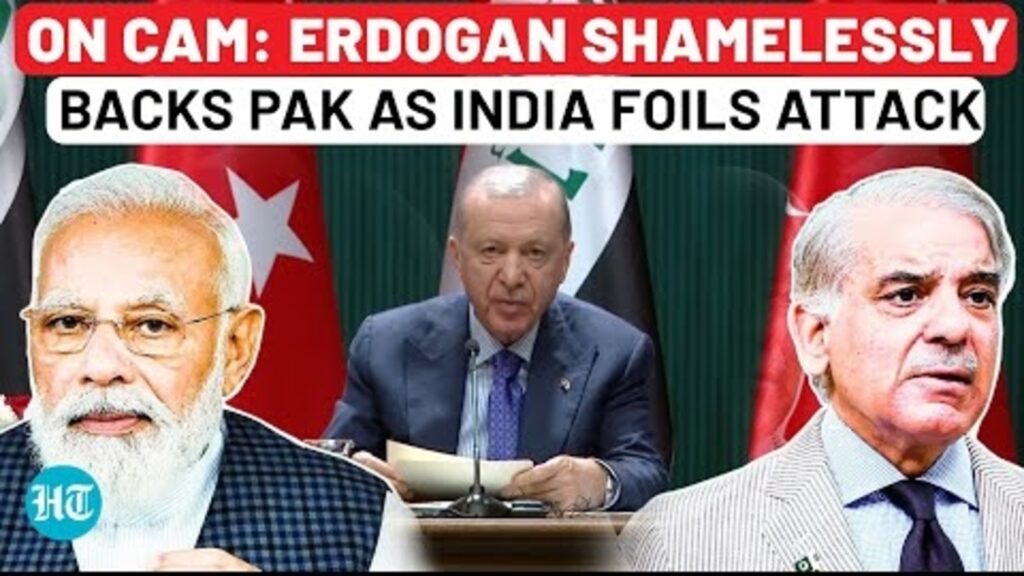 As Pakistan Provokes India With Drone Attacks, Erdogan’s Shocking Support To Islamabad On Camera