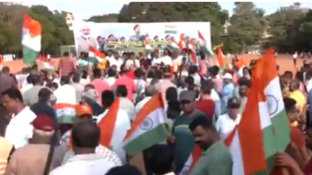 BJP holds ‘Tiranga Yatra’ in Bengaluru in support of Indian armed forces | Bengaluru