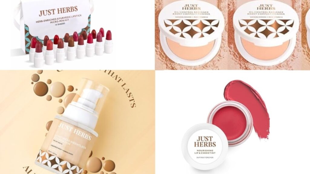 Best makeup kit by Just Herbs: Trust these organic lipsticks, eyeliners, eyeshadow palettes and more | Fashion Trends