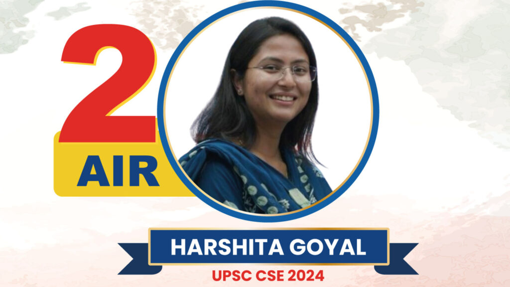 CA to IAS: How Harshita Goyal used VisionIAS Foundation to secure All India Rank 2 in the UPSC exam