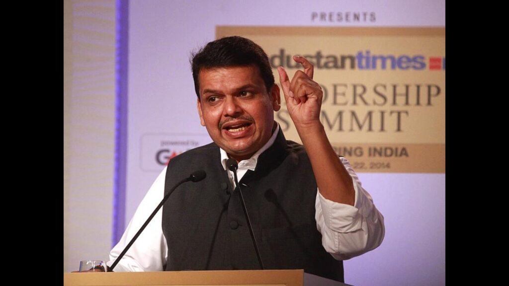 CM Fadnavis expresses anger over Lawrence Bishnoi poster in public rally