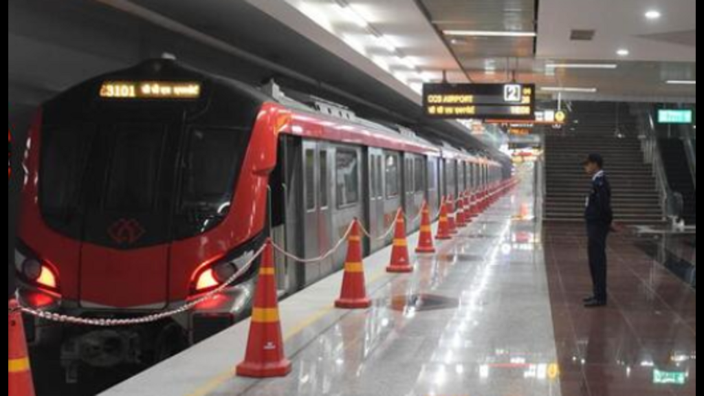 Can Lucknow Metro underground infra be a safe holding area in case of emergency?