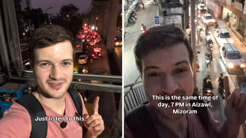 Canadian compares loud traffic in Bengaluru with this Indian city, video leaves internet stunned | Trending