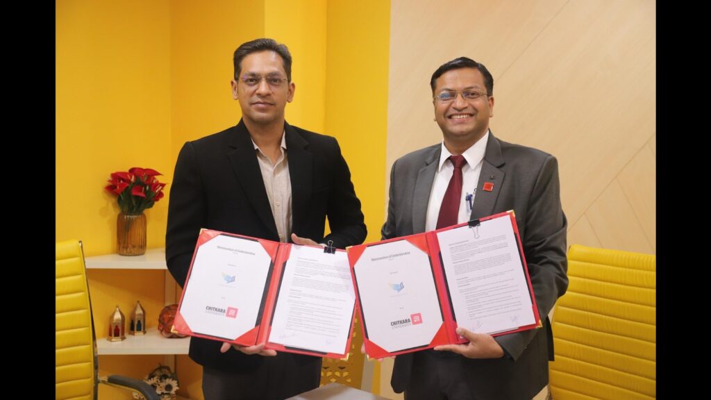 Chandigarh: Chitkara University partners with Ludhiana Angels Network to boost campus startups