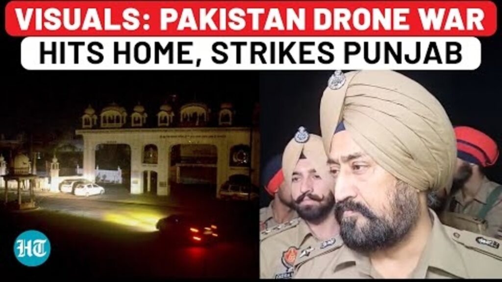 Civilian area hit by Pakistan Drone, 3 injured in Ferozepur, Punjab