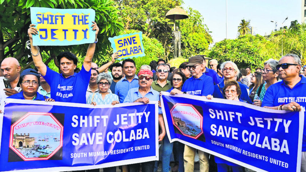 Colaba residents seek urgent stay on jetty project, cite irreversible damage to seabed | Mumbai news