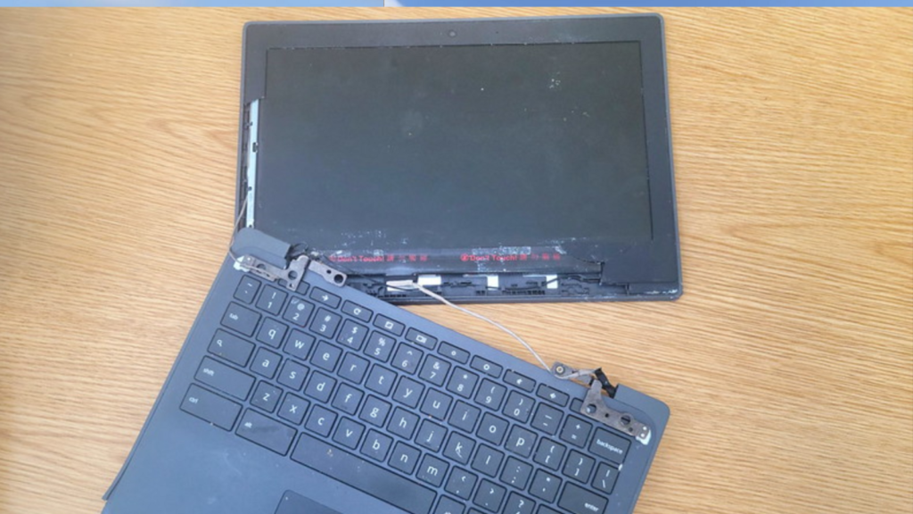 Dangerous viral trend has students setting laptops on fire, prompting school evacuations | Trending