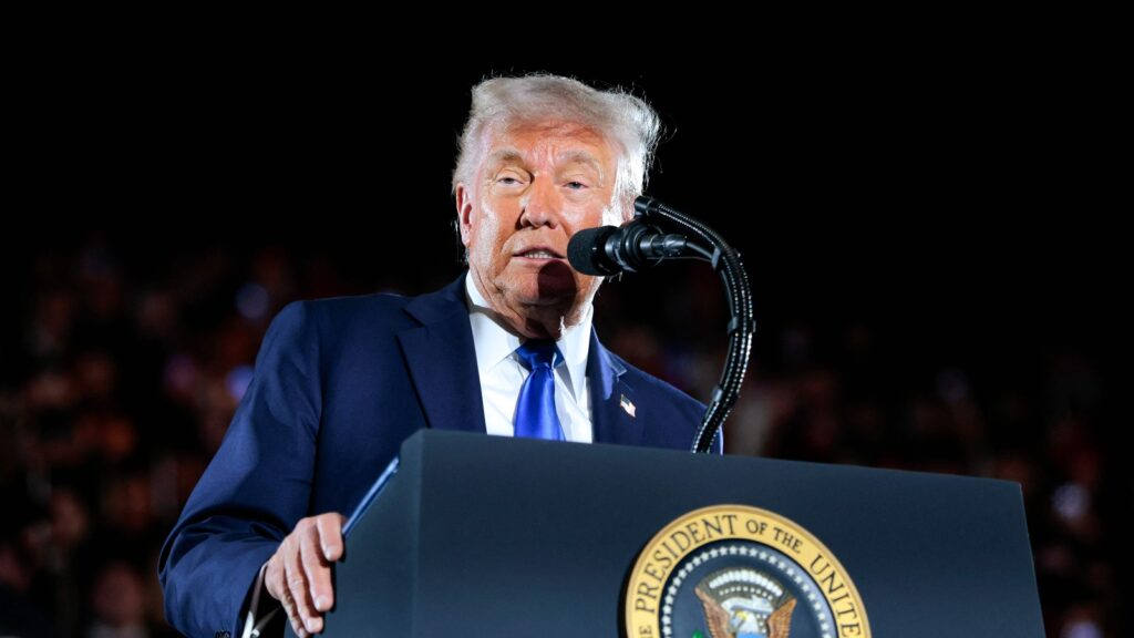 Donald Trump says he is ‘going to take away’ Harvard’s tax-exempt status