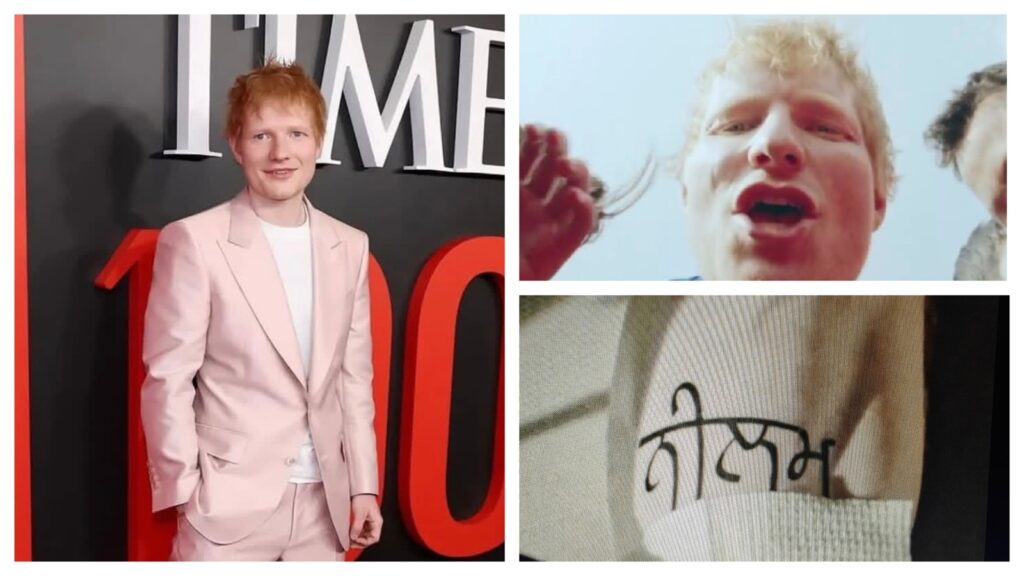 Ed Sheeran gets a tattoo in Punjabi, sings ‘cham cham chamke sitare warghi’ in new album, Play. Watch