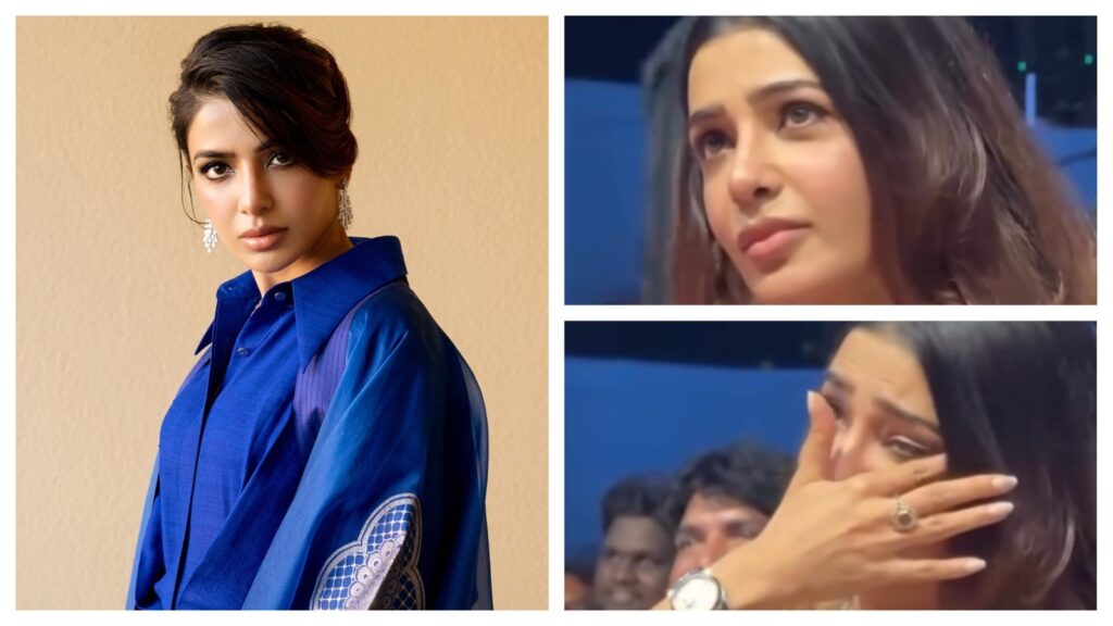 Fans worry after seeing Samantha Ruth Prabhu in tears at event. Actor reveals what had happened