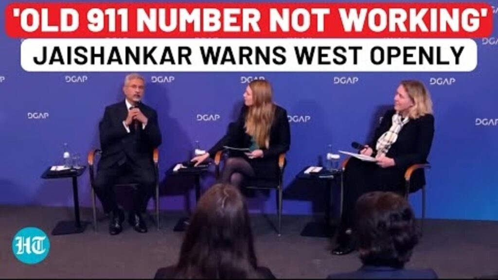 Full Event: Jaishankar’s ‘Old 911 Number’ Jibe At USA, Warns West On Pakistan – Germany Speech