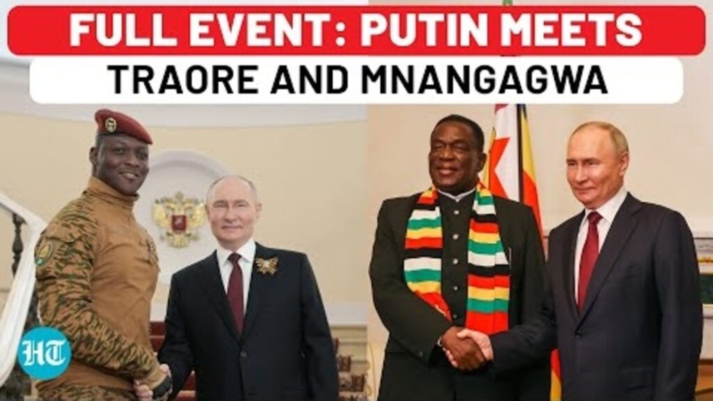 Full Event: Putin Meets Burkina Faso’s Traore, Zimbabwe’s Mnangagwa Amid West’s Troubles In Africa