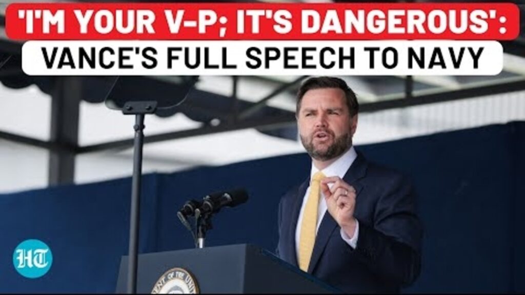 Full Speech: JD Vance’s Warning – ‘I’m Your Vice President; It’s Dangerous…’| US Naval Academy 2025