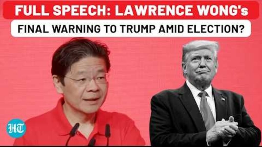 Full Speech: Lawrence Wong Stuns Trump With Final Warning? ‘Don’t Export To US…’| Singapore Election