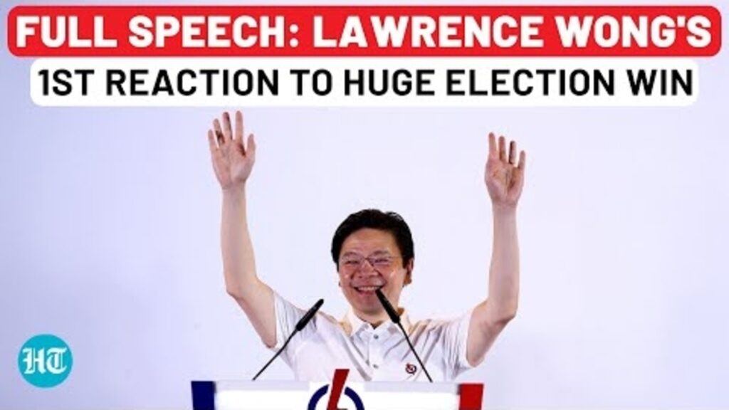 Full Speech: Lawrence Wong’s First Public Reaction To Huge Election Win| Singapore| Trump,US,Tariff