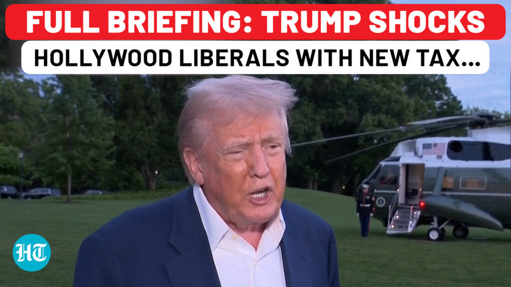 Full briefing: Trump shocks Hollywood liberals with new tax on…| US movies| tariff| China| economy
