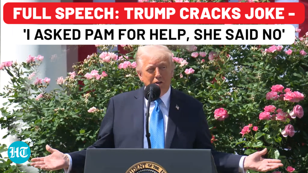 Full speech: Trump cracks jokes on Putin, Melania, Pam Bondi while signing act to battle deepfakes