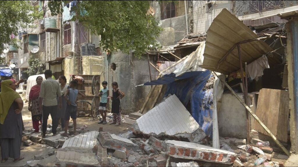 Ghaziabad: FIR against flat owner after balcony collapse kills man, 5-year-old boy