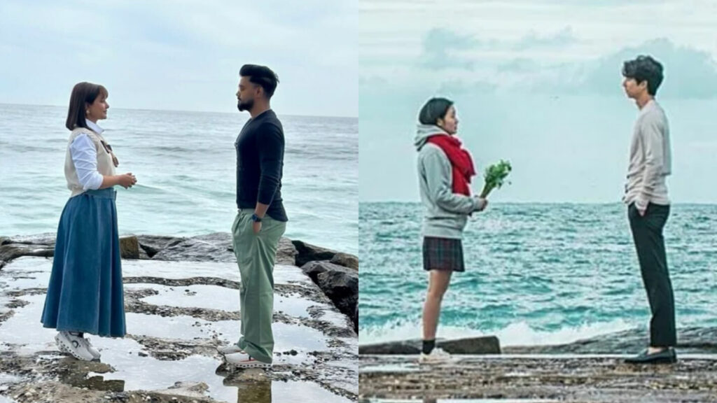 Hina Khan and bf Rocky Jaiswal pay homage to BTS, recreate iconic Goblin scene on vacation in South Korea