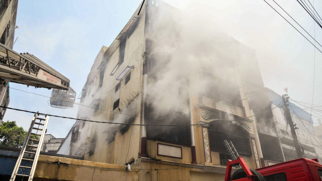 Hyderabad fire horror: 17 dead, several injured in massive blaze near Charminar | Rescue op in pics