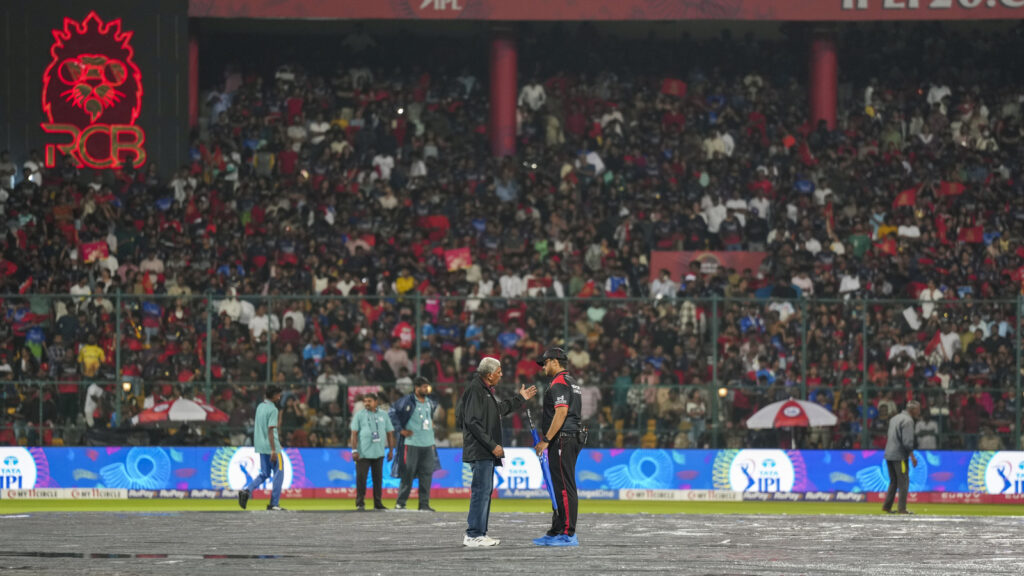 IPL resumption in danger: Rain likely to affect RCB vs KKR match as Bengaluru weather forecast grim