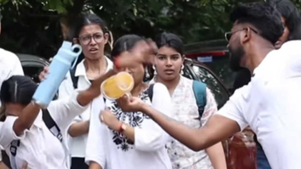 Indian man blasted for disturbing street prank with fake beer: ‘This is harassment’ | Trending