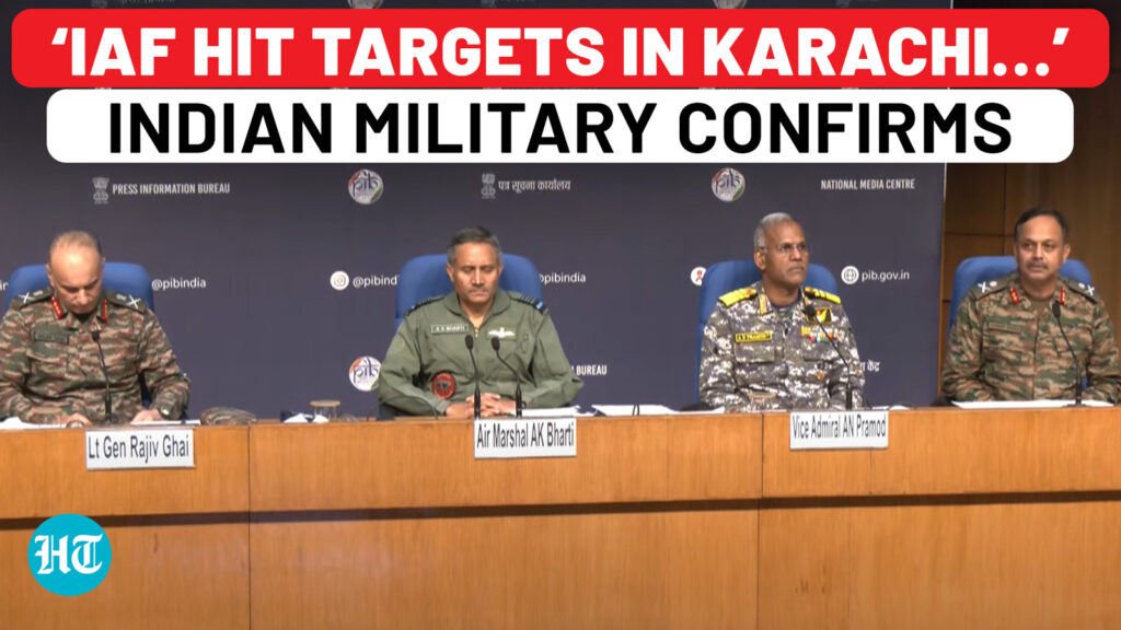 Indian military’s big revelation on Op Sindoor, confirms IAF struck Karachi’s Malir Cantt | Pakistan