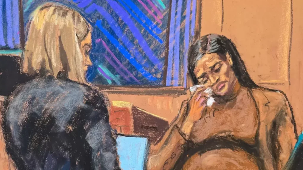 Inside Sean ‘Diddy’ Combs’ trial: Courtroom sketches show Cassie Ventura crying | Photos
