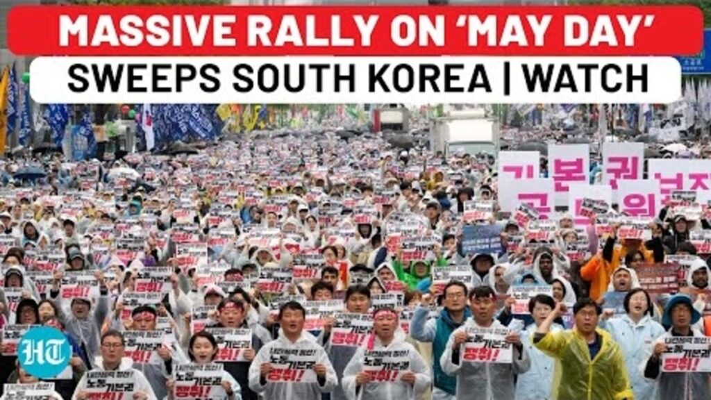 Int’l Labour Day: Huge rally in S. Korea with calls to increase workers’ pay