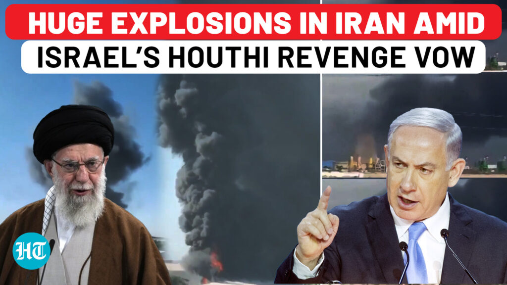 Iran rocked by huge explosions amid Israel’s vow to avenge Houthi attack on Ben Gurion airport