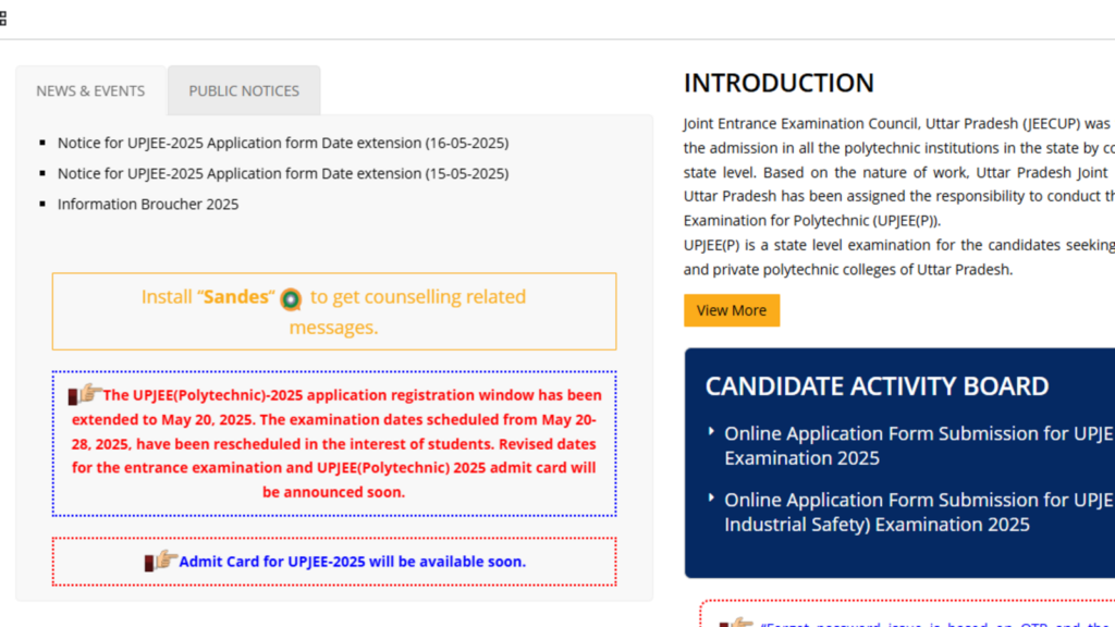 JEECUP 2025: UPJEE registration ends tomorrow, website and steps to apply | Competitive Exams