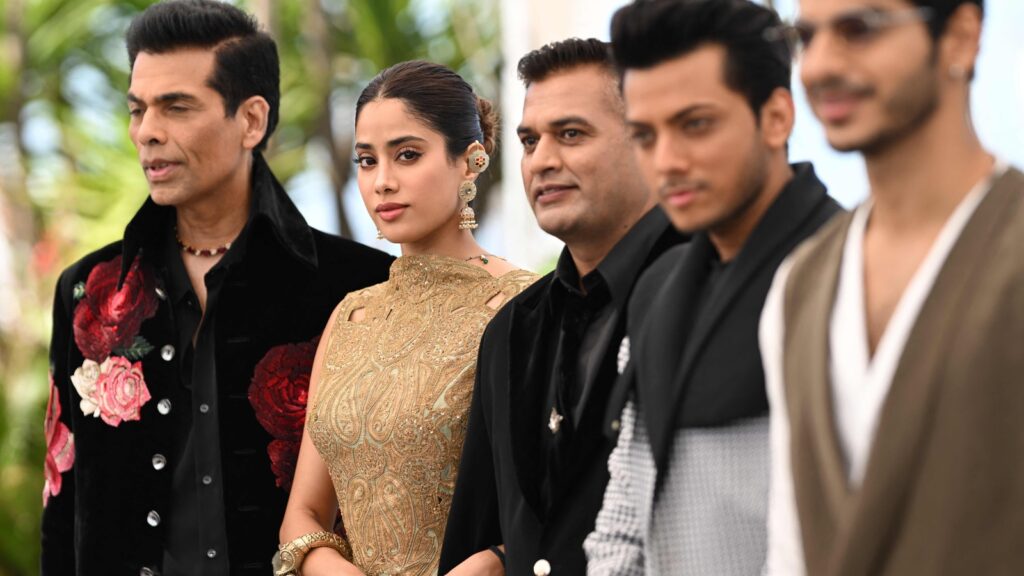 Janhvi Kapoor, Ishaan Khatter get emotional after Homebound gets standing ovation at Cannes, share group hug with team | Bollywood