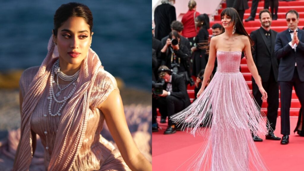 Janhvi Kapoor to Dakota Johnson: A posh pink flush is overtaking the Cannes 2025 red carpet