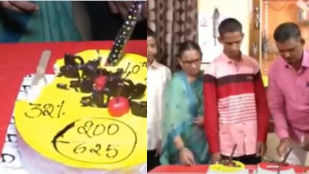 Karnataka parents cut cake after son fails Class 10 exam, offer moral support. Watch video | Bengaluru