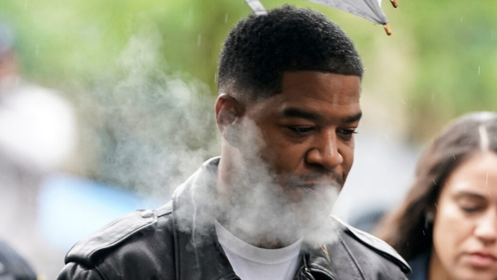 Kid Cudi smokes outside federal court ahead of bombshell testimony in Sean ‘Diddy’ Combs trial | Photos