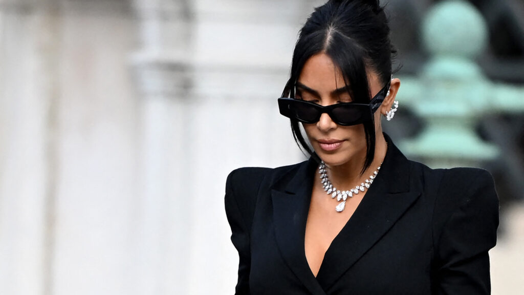 Kim Kardashian wears massive .5 million diamond necklace and striking jewels to testify in Paris robbery trial | Fashion Trends