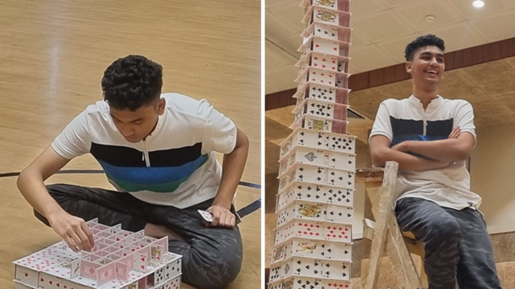 Kolkata’s Arnav Daga sets four Guinness records with deck of cards in one day: ‘Wanted to test my limits’ | Trending