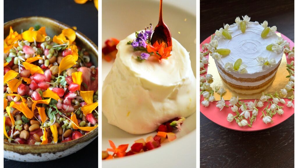 Love flowers? Try these food and dessert varieties that incorporate floral ingredients