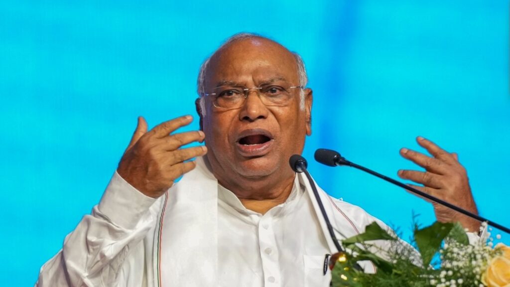 Mallikarjun Kharge slams BJP on Ashoka University professor’s arrest: ‘How fearful is it…’ | Latest News India