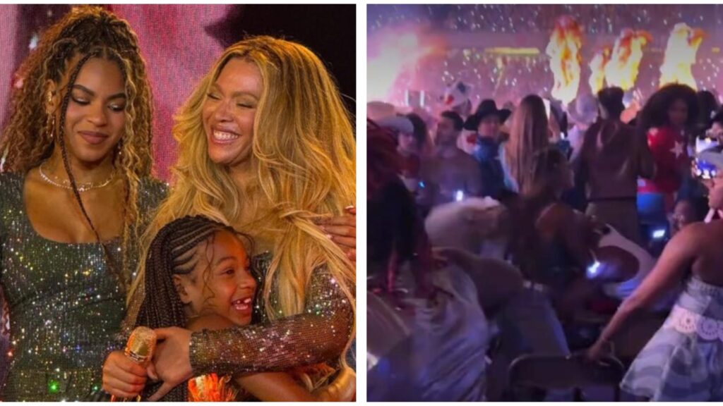 Massive fight breaks out during Beyoncé’s show in Chicago as fans throw kicks and punches at each other. Watch