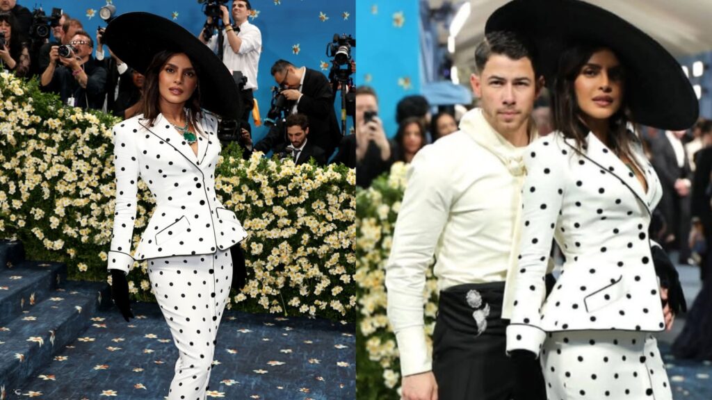 Met Gala 2025: Priyanka Chopra channels Cruella de Vil energy in retro-coded fifth Met look with Nick Jonas in tow