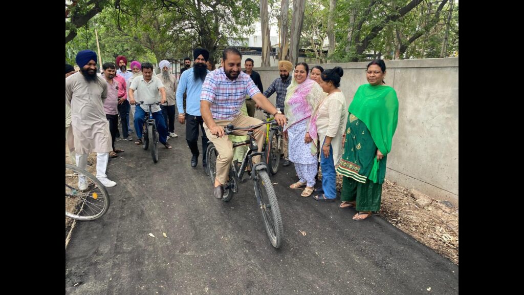 Mohali gets its first cycle track
