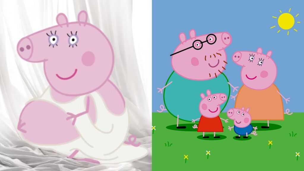 Mummy Pig’s very exclusive gender reveal for Peppa Pig’s new sibling is hilariously adorable