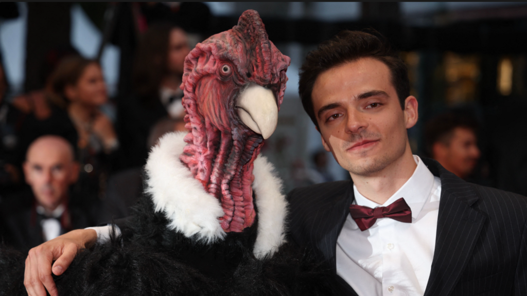 Mystery behind Cannes Film Festival red carpet’s giant bird man revealed: It’s a condor! | Hollywood
