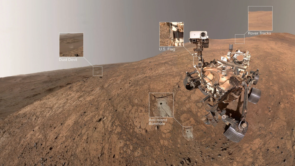 NASA’s Perseverance Rover captures selfie with dust devil on Mars | World News