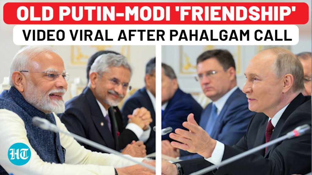 Old PM Modi-Putin video goes viral after Russia snubs desperate Pakistan| Pahalgam| India