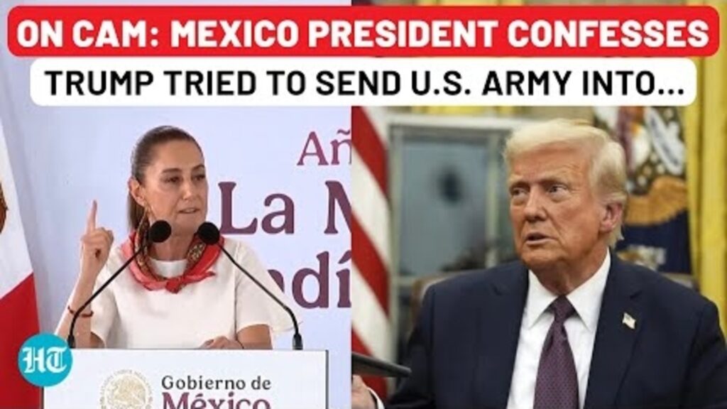 On Cam: Mexico President Confesses Trump Tried To Send US Army Into Her Country, Then This Happened…