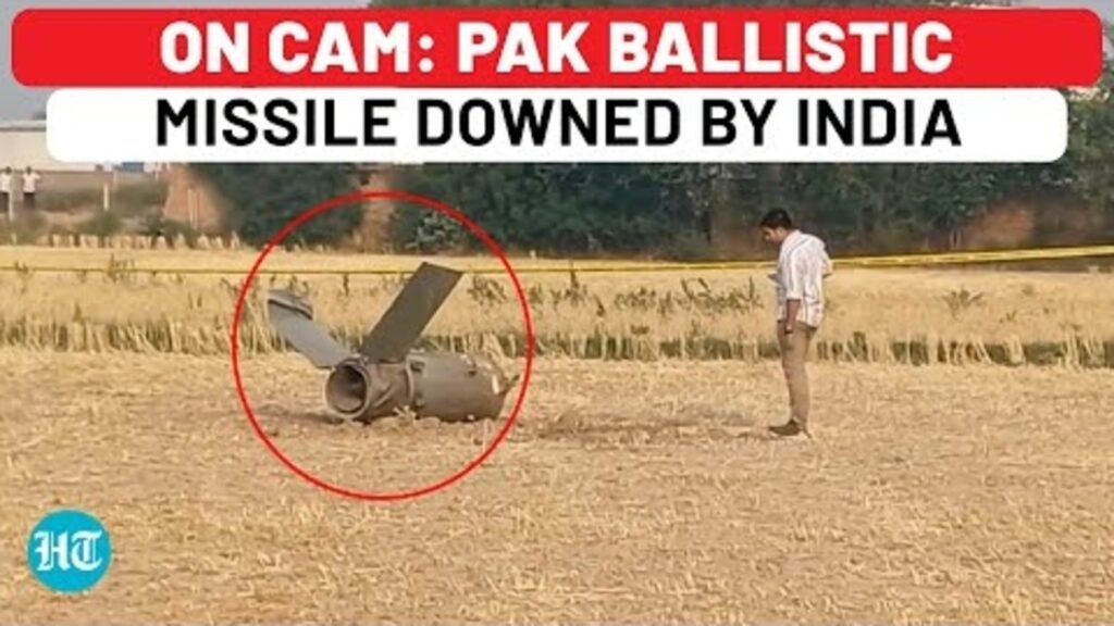 On Cam: Pakistan Fires Ballistic Missile At India, Still Fails; Shot Down By IAF| Op Sindoor| Sirsa
