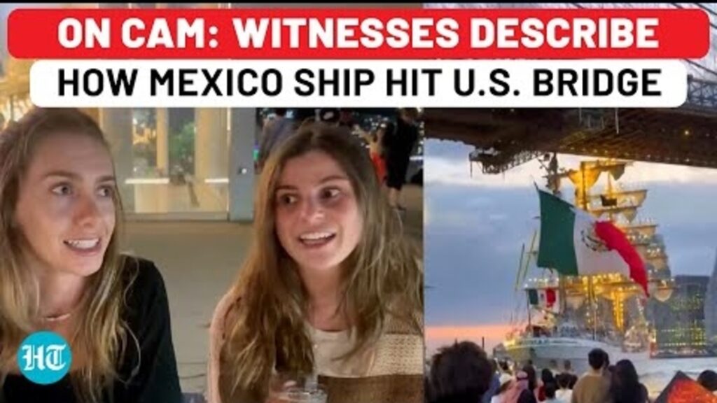 On Cam: Witnesses Of Disaster At Brooklyn Bridge Describe How Mexico Navy Ship Collided| NYC| USA