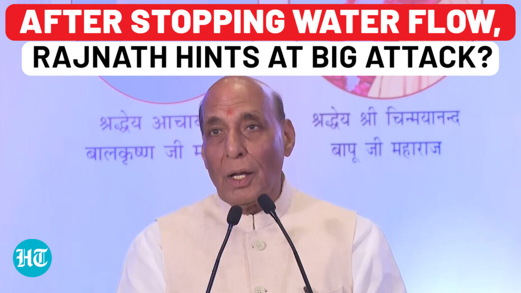 On cam: Rajnath Singh’s big hint of Pakistan attack after water shock? ‘What you desire will happen’